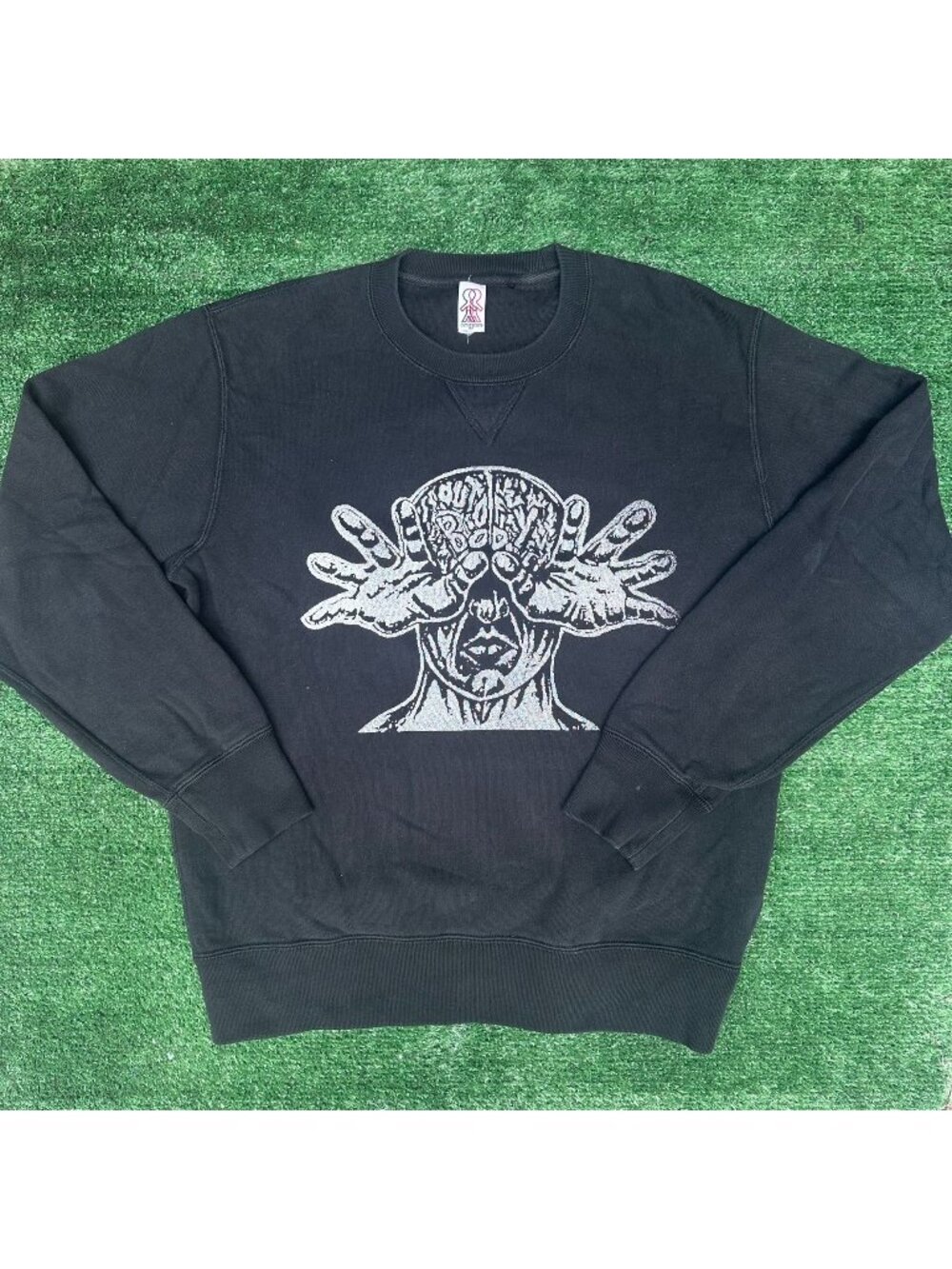 Joy Division 1980 Concert Ticket Sweatshirt Black L Punk Alt Grunge New Wave